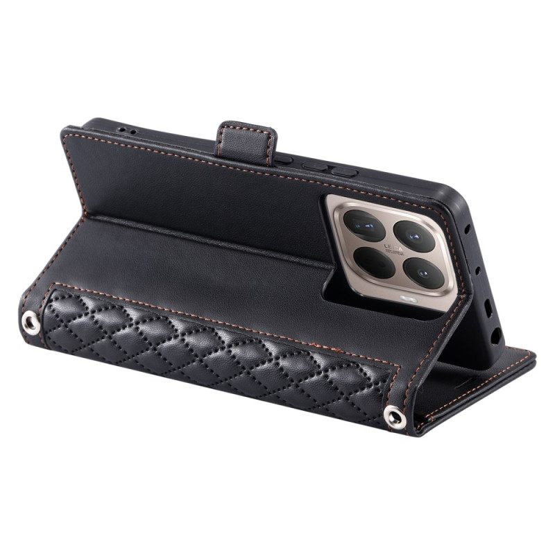 Bescherming Hoesje Xiaomi 15t Pro Gewatteerd Met Bandje