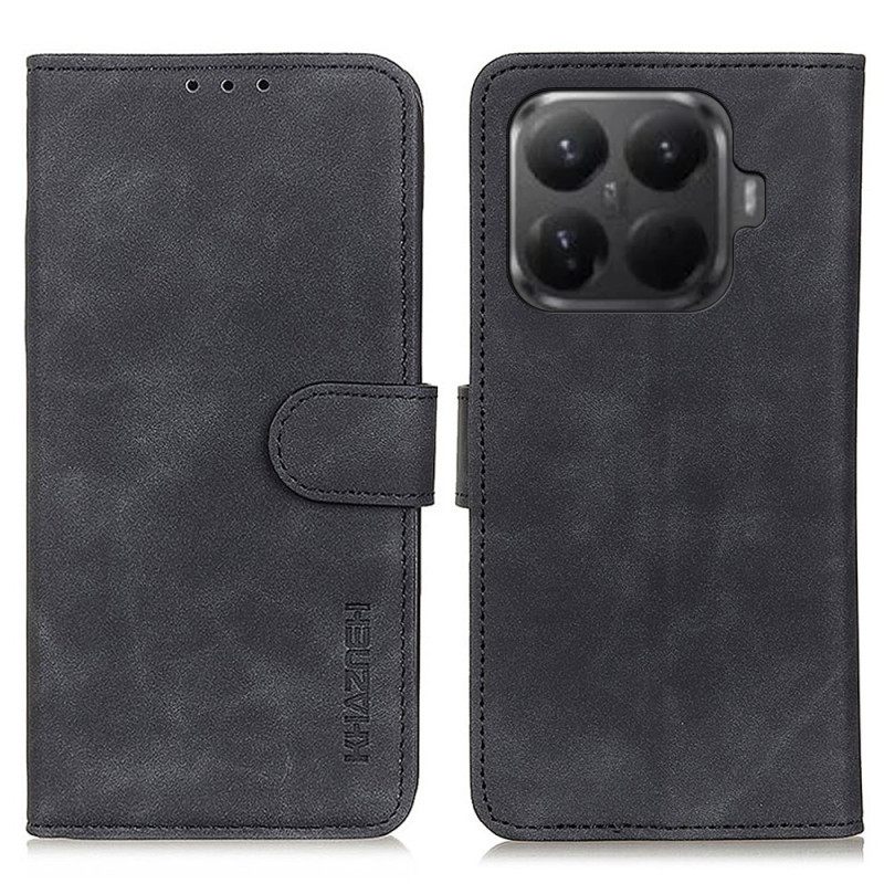Bescherming Hoesje Xiaomi 15t Pro Suède-effect Khazneh
