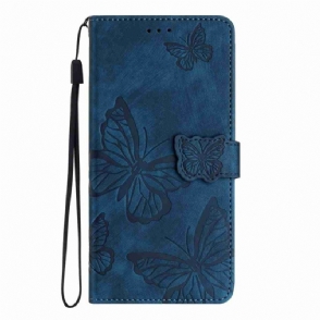 Bescherming Hoesje Xiaomi 15t Pro Vlinders Met Suède-effect