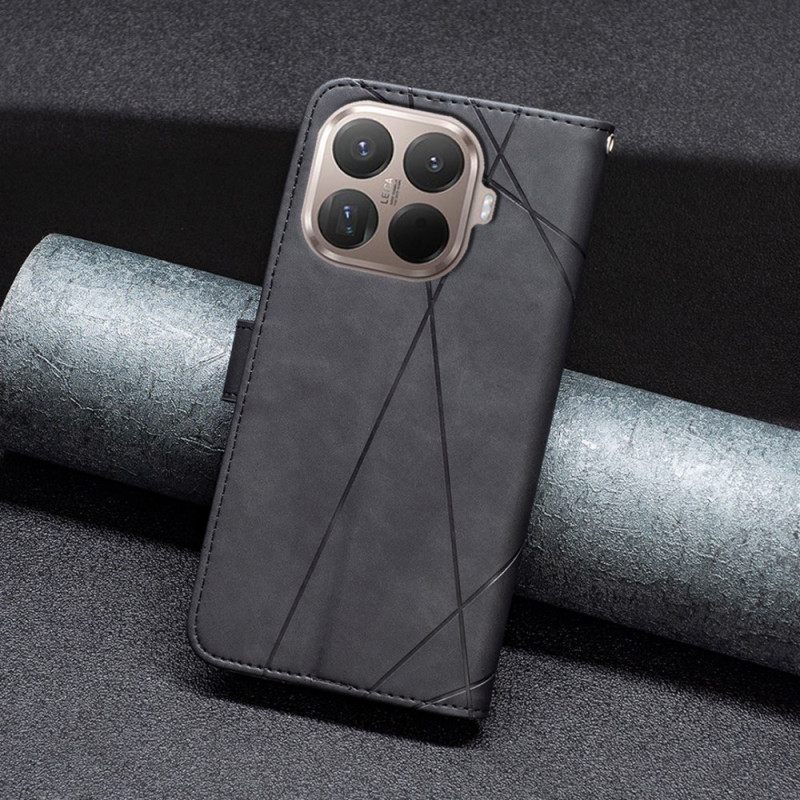 Flip Case Leren Xiaomi 15t Pro Binfen Kleur Geometrisch