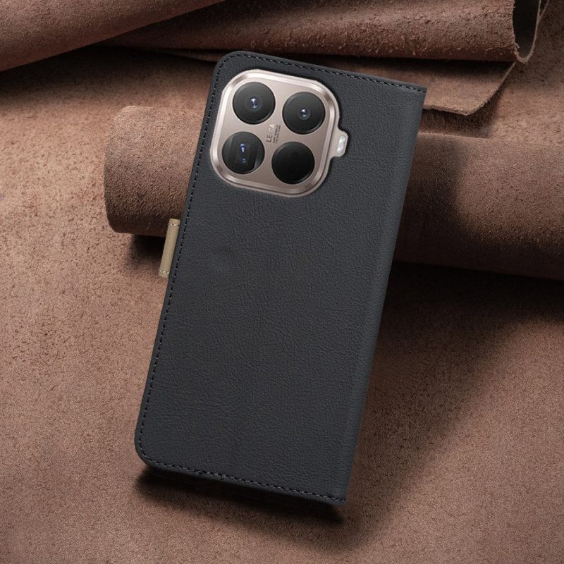 Flip Case Leren Xiaomi 15t Pro Bloemenprint Binfen-kleur