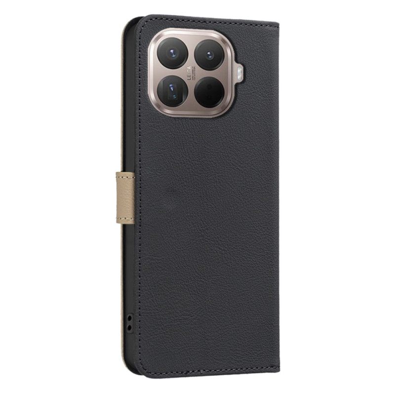 Flip Case Leren Xiaomi 15t Pro Bloemenprint Binfen-kleur