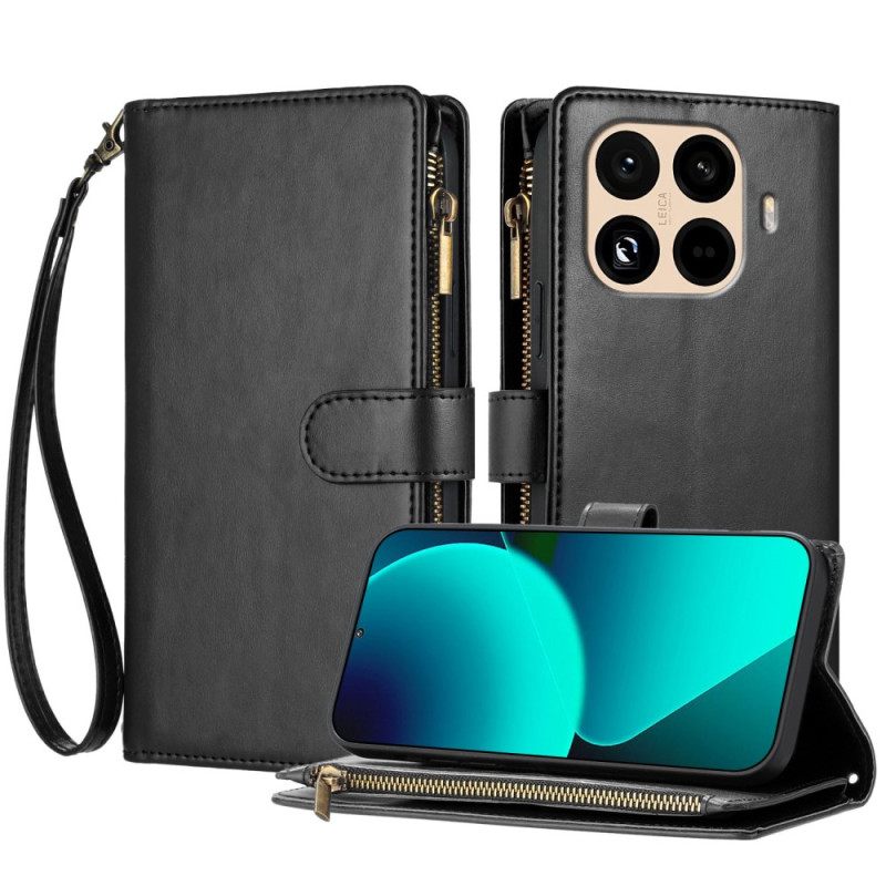 Flip Case Leren Xiaomi 15t Pro Portemonnee Met Leerlook