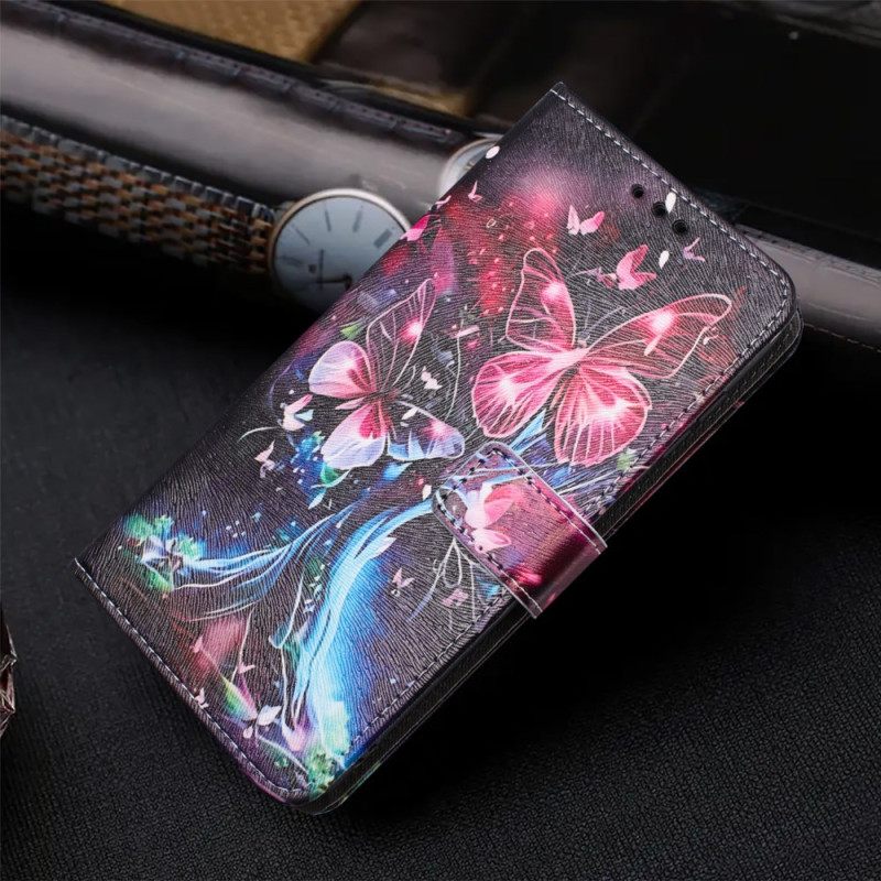 Flip Case Leren Xiaomi 15t Pro Vlinderboom