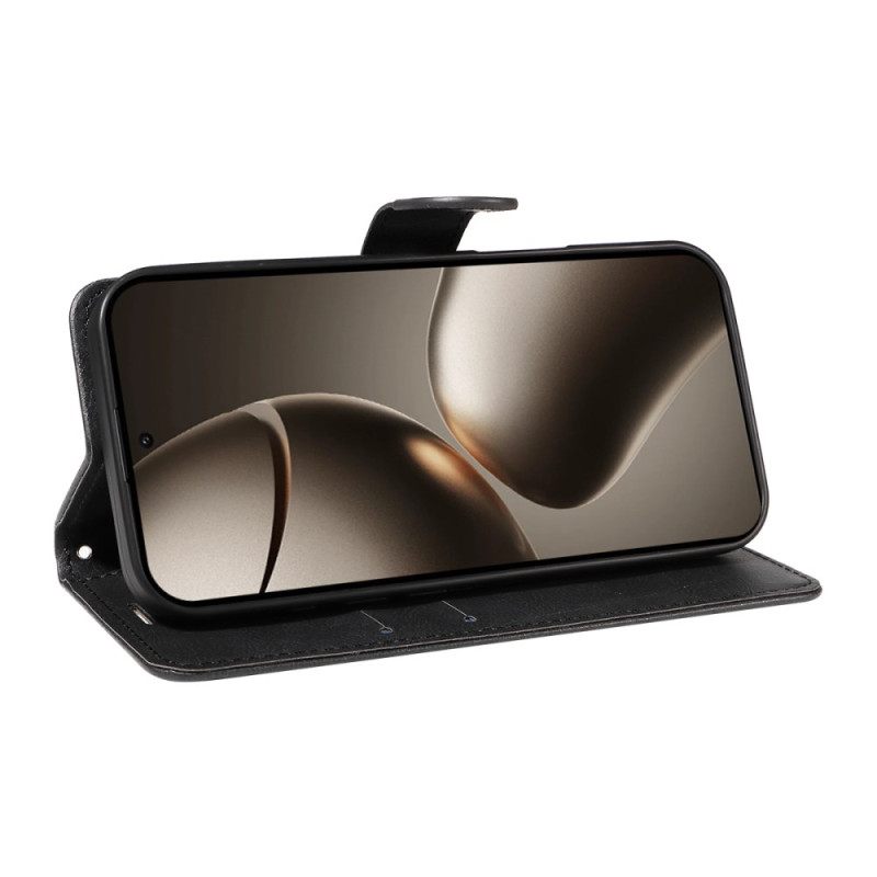 Folio-hoesje Xiaomi 15t Pro Effen Kunstleer