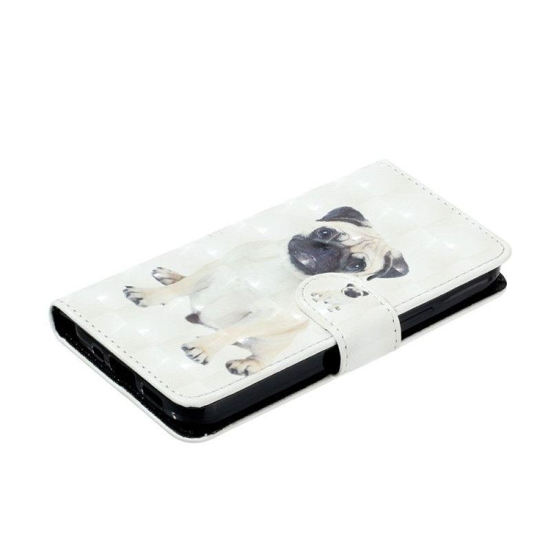 Folio-hoesje Xiaomi 15t Pro Mops Met Bandje