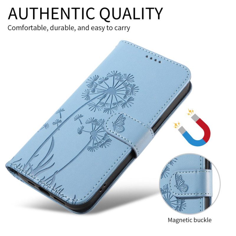 Folio-hoesje Xiaomi 15t Pro Paardenbloembandje