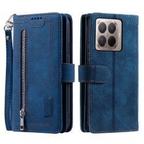 Folio-hoesje Xiaomi 15t Pro Portemonnee Met 9 Kaartsleuven