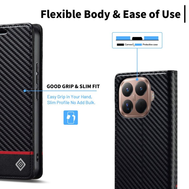 Folio-hoesje Xiaomi 15t Pro Telefoonhoesje Koolstof Vezel