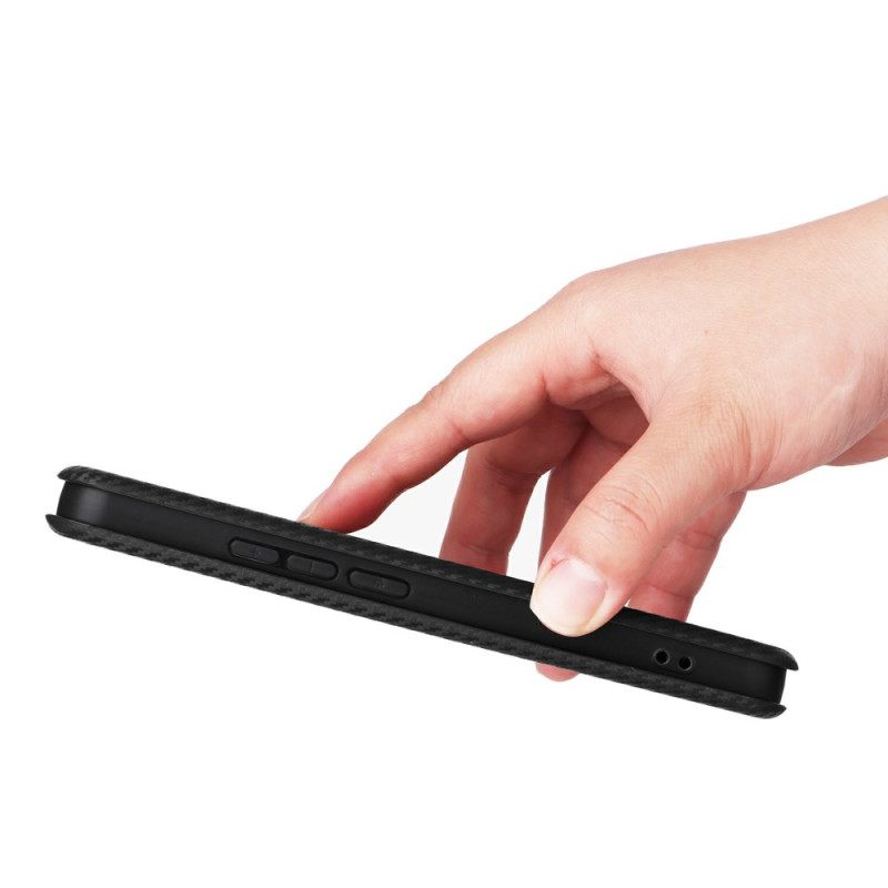 Folio-hoesje Xiaomi 15t Pro Telefoonhoesje Koolstofvezel