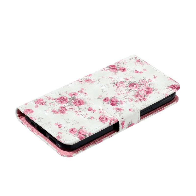 Folio-hoesje Xiaomi 15t Pro Telefoonhoesje Lanyard Rozen