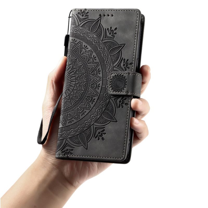 Folio-hoesje Xiaomi 15t Pro Telefoonhoesje Mandala-suèdelook