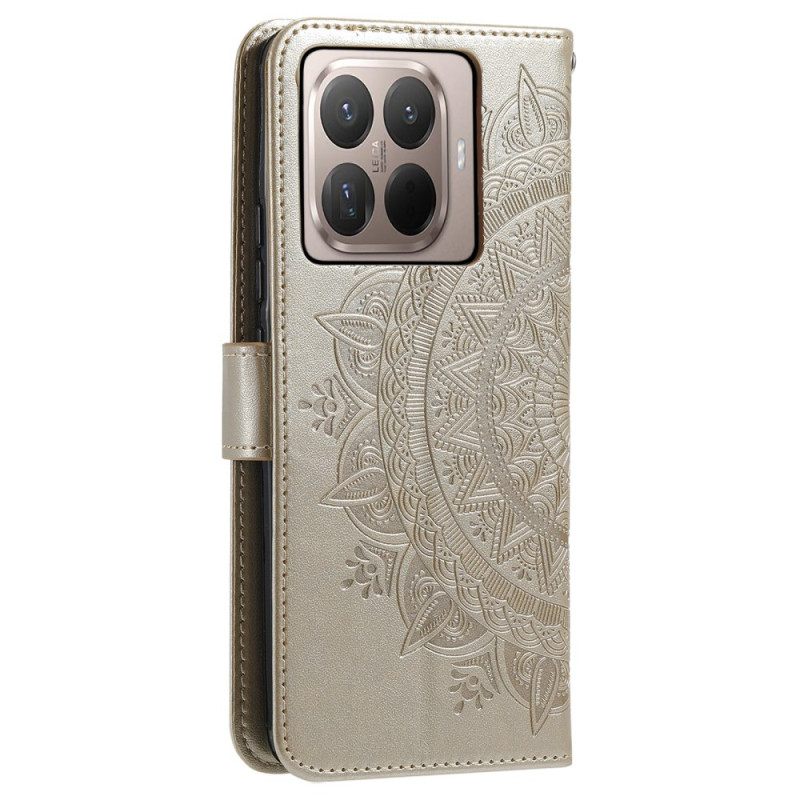 Folio-hoesje Xiaomi 15t Pro Telefoonhoesje Mandala Zon