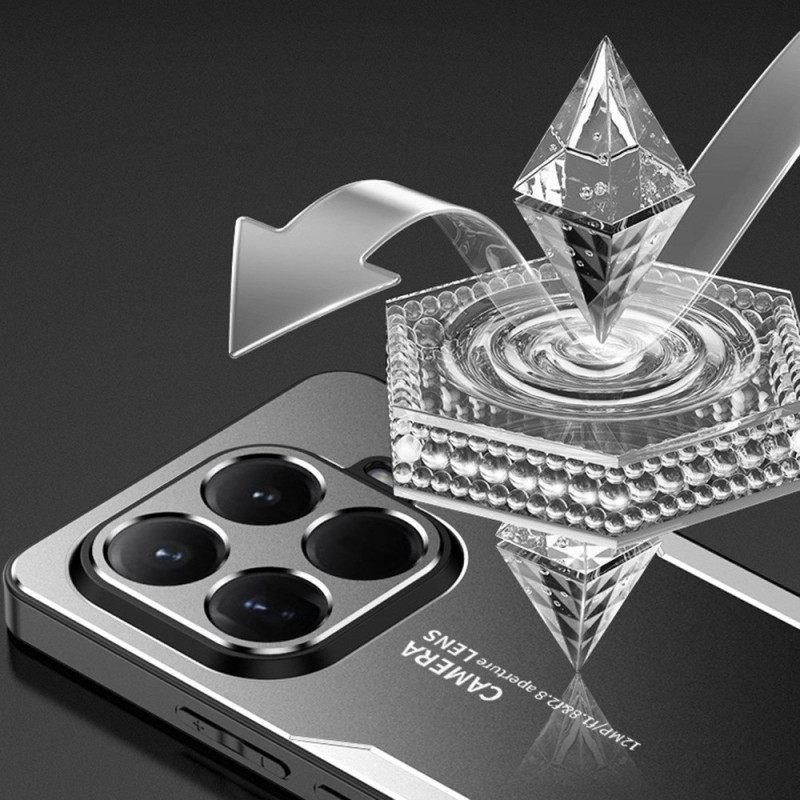 Hoesje Xiaomi 15t Pro Metaallook