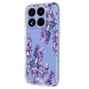 Hoesje Xiaomi 15t Pro Transparant Met Bloemenmotief