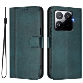Leren Hoesje Voor Xiaomi 15t Pro Retro