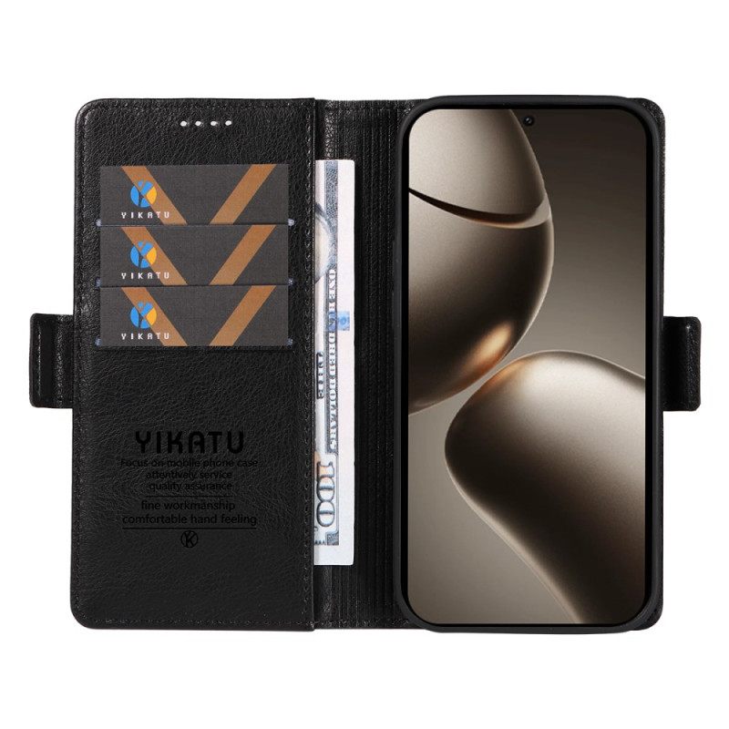 Leren Hoesje Voor Xiaomi 15t Pro Yikatu Retro