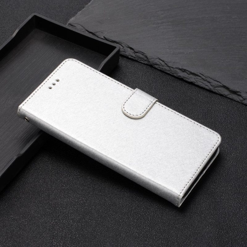 Leren Hoesje Voor Xiaomi 15t Pro Zijdetextuur