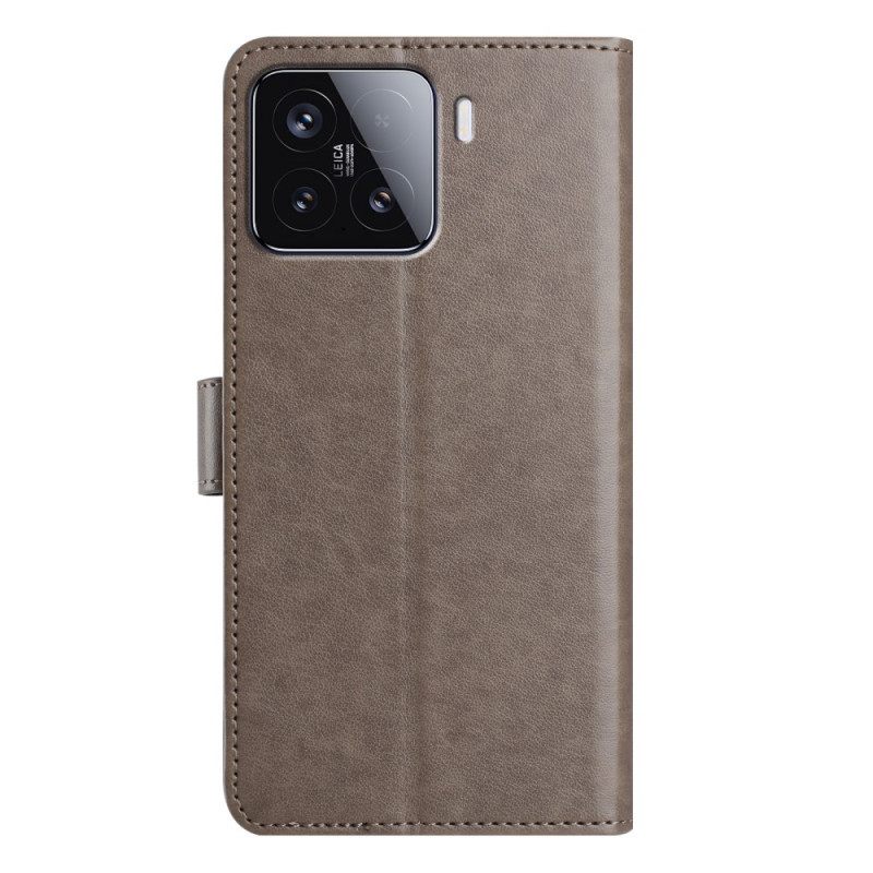 Leren Hoesje Xiaomi 15t Pro 8-kaart Houders Bescherming Hoesje