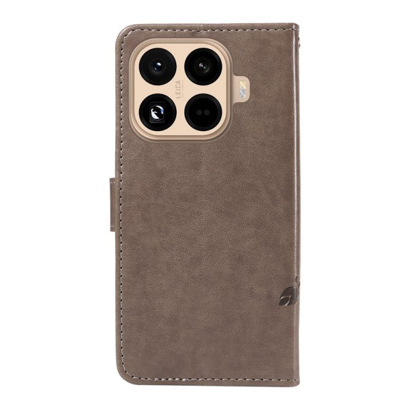 Leren Hoesje Xiaomi 15t Pro Bloemen Bescherming Hoesje