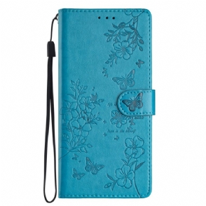 Leren Hoesje Xiaomi 15t Pro Bloemenpatroon Bescherming Hoesje