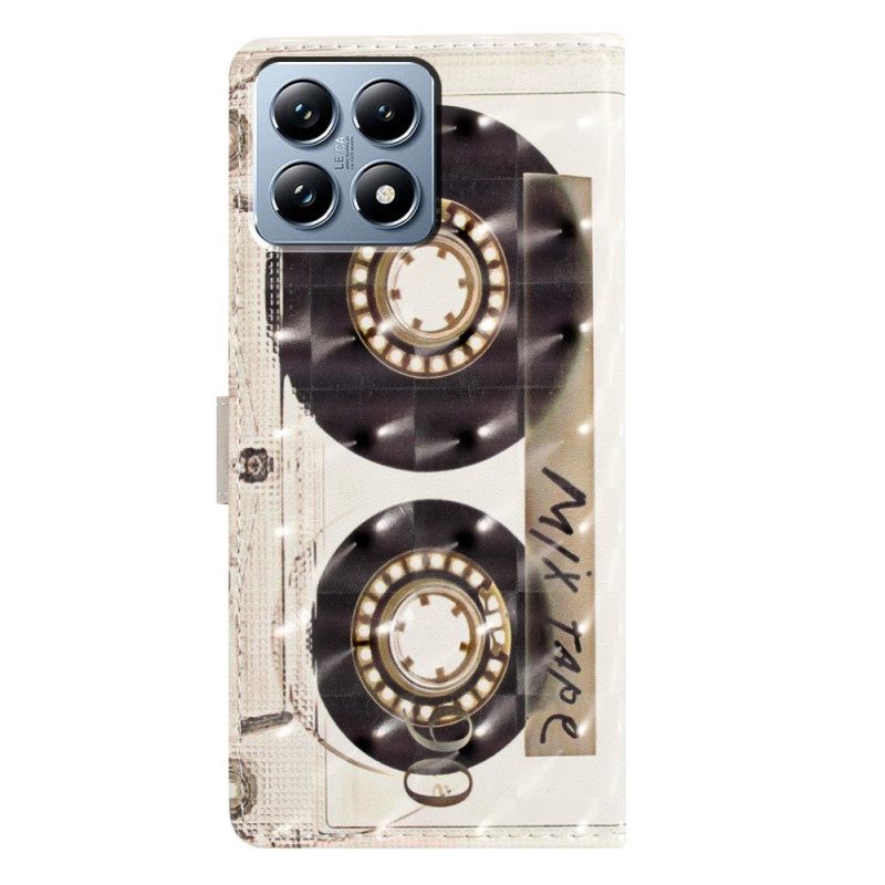 Leren Hoesje Xiaomi 15t Pro Cassette Bescherming Hoesje