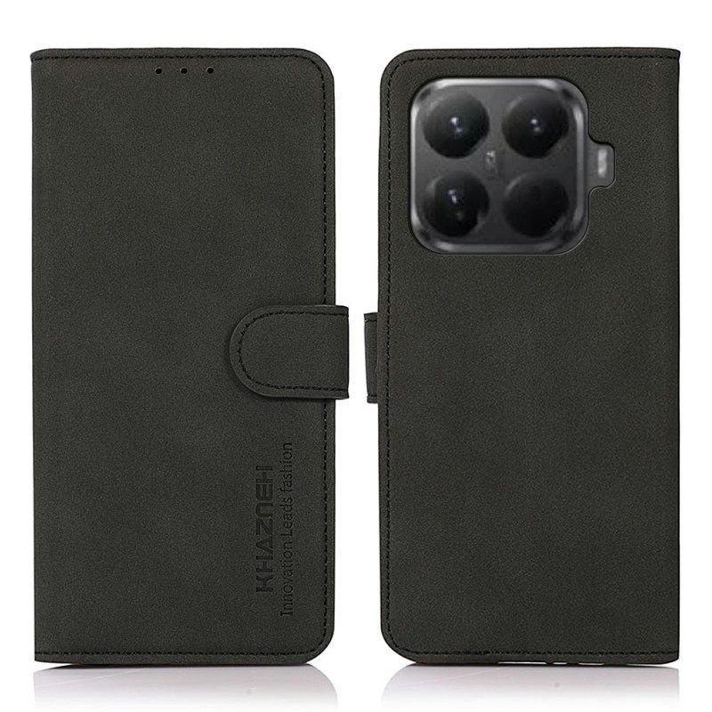 Leren Hoesje Xiaomi 15t Pro Khazneh Suède-effect Bescherming Hoesje