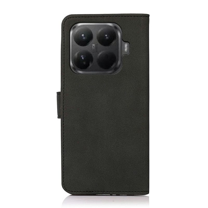 Leren Hoesje Xiaomi 15t Pro Khazneh Suède-effect Bescherming Hoesje