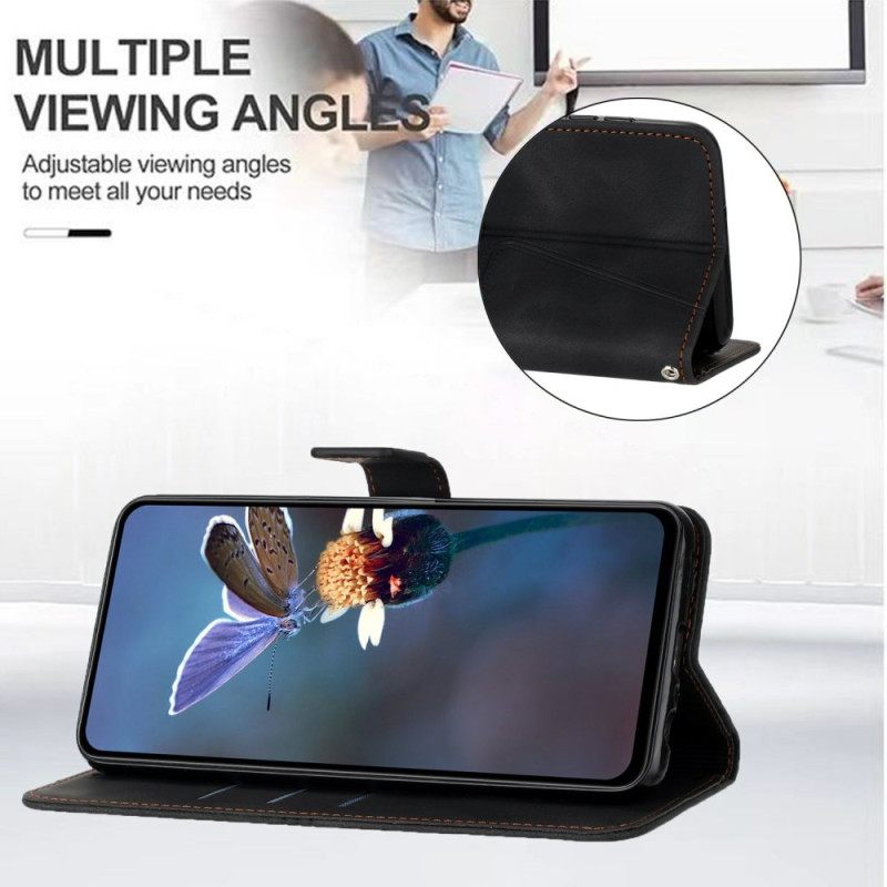 Leren Hoesje Xiaomi 15t Pro Retro Suède-effect Bescherming Hoesje