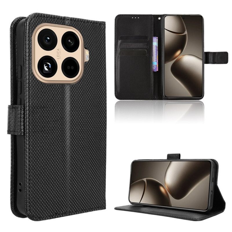 Leren Hoesje Xiaomi 15t Pro Stippen Bescherming Hoesje