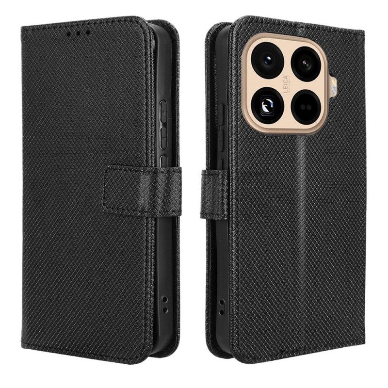 Leren Hoesje Xiaomi 15t Pro Stippen Bescherming Hoesje