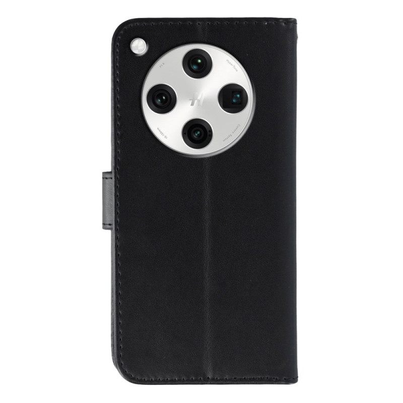 Bescherming Hoesje Oppo Find X8 Pro Kunstleren Bandje