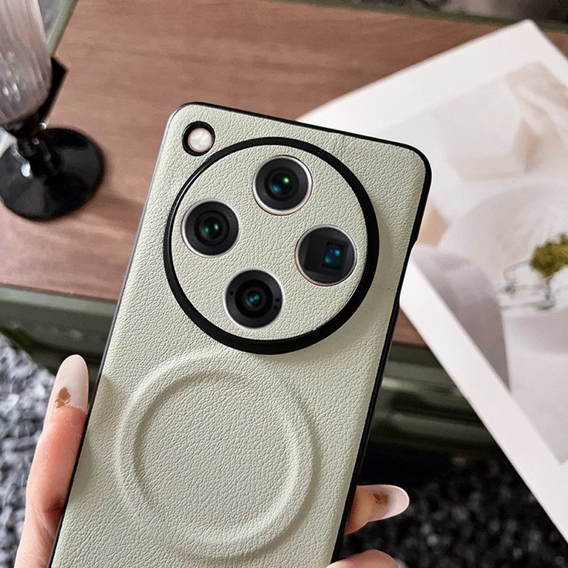 Cover Hoesje Oppo Find X8 Pro Telefoonhoesje Magsafe-compatibel Leerlook