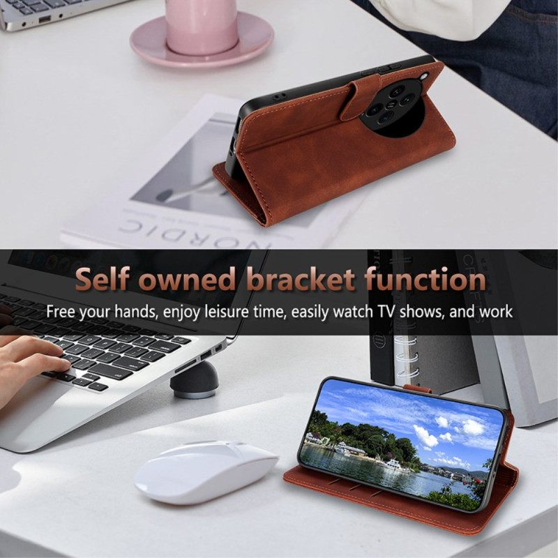 Flip Case Leren Oppo Find X8 Pro Azns