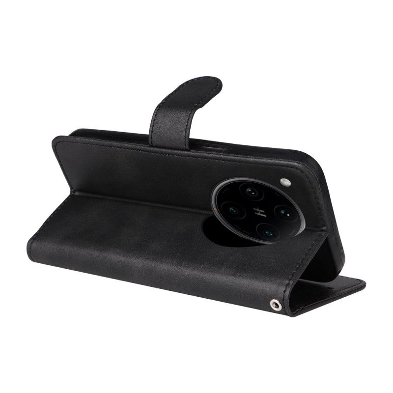 Flip Case Leren Oppo Find X8 Pro Kunstleren Band