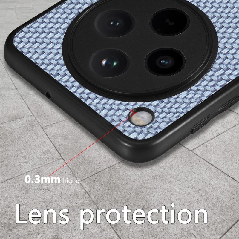 Hoesje Oppo Find X8 Pro Koolstofvezeltextuur Bescherming Hoesje