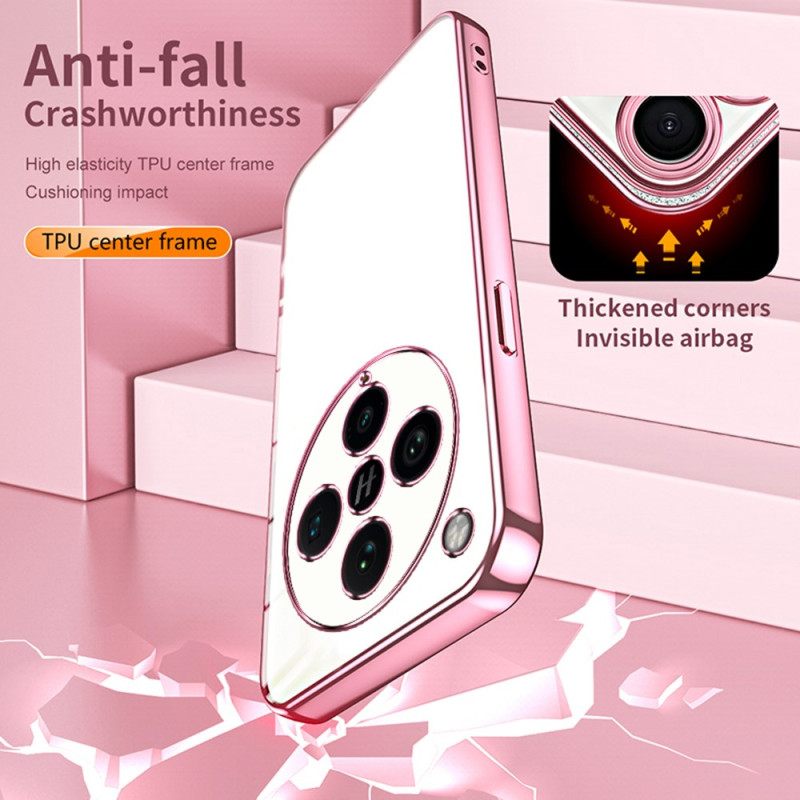 Hoesje Oppo Find X8 Pro Randen In Metaalstijl