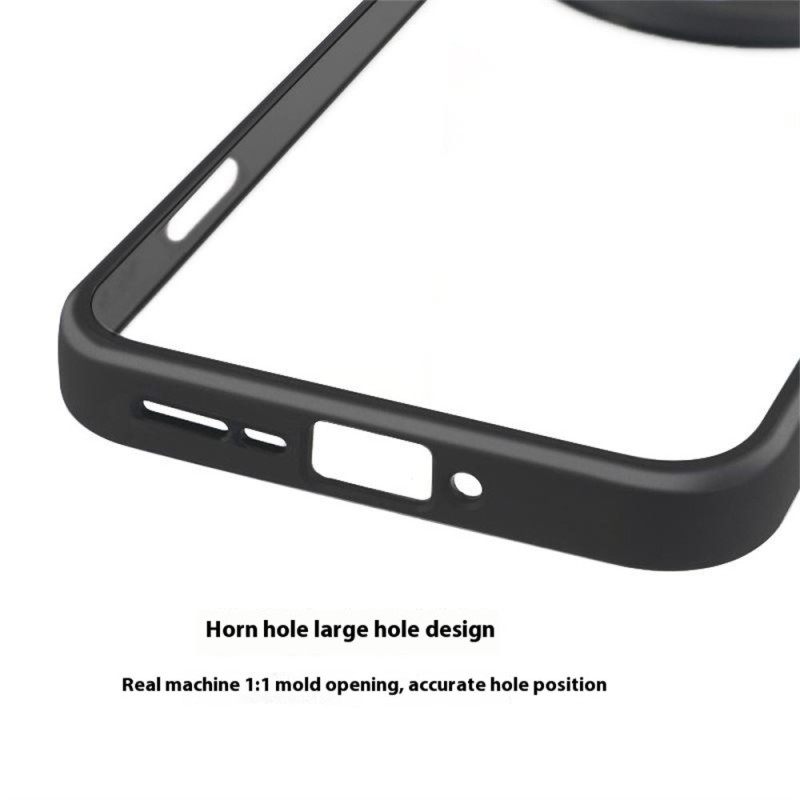 Hoesje Oppo Find X8 Pro Transparant Met Siliconen Randen Bescherming Hoesje