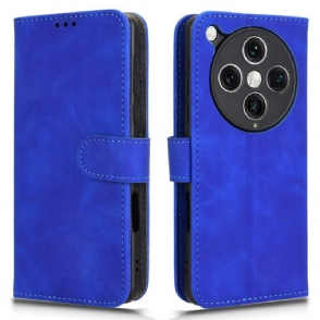 Leren Hoesje Oppo Find X8 Pro Suède-effect Bescherming Hoesje