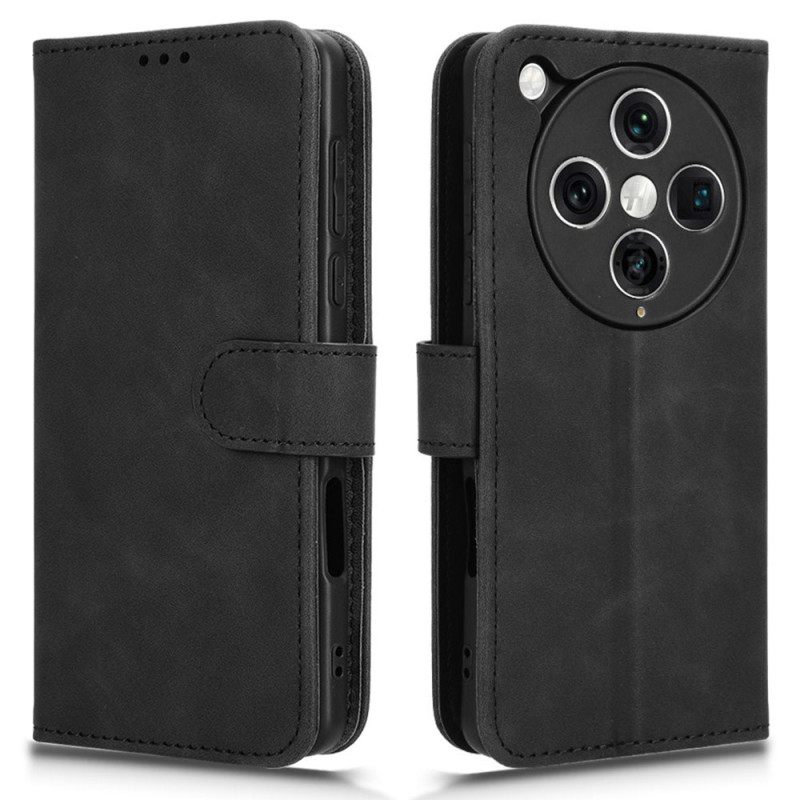 Leren Hoesje Oppo Find X8 Pro Suède-effect Bescherming Hoesje