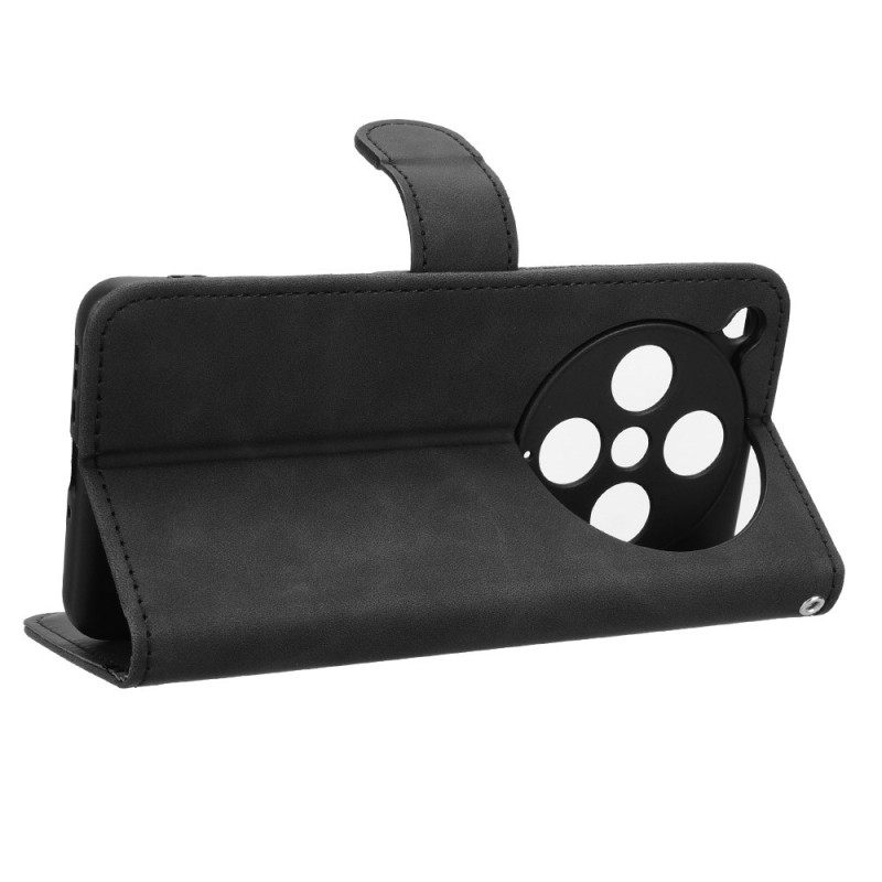 Leren Hoesje Oppo Find X8 Pro Suède-effect Bescherming Hoesje