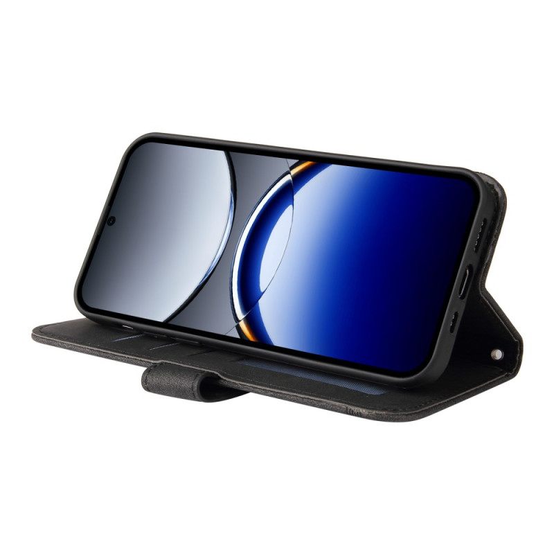 Leren Hoesje Voor Oppo Find X8 Pro Klassieke Vintage Band