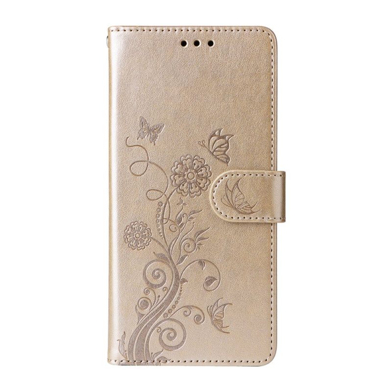 Bescherming Hoesje Vivo X300 Pro Bloemen- En Vlinderpatroon