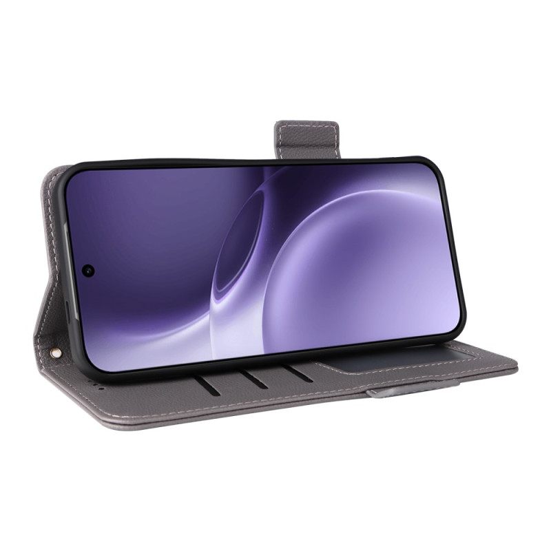 Folio-hoesje Vivo X300 Pro Kunstleer Met Bandje