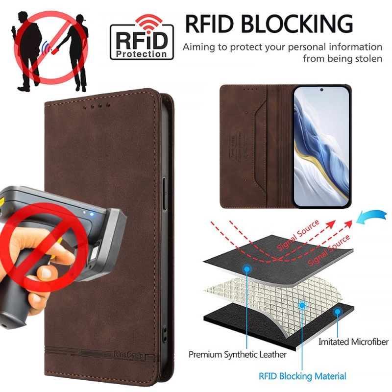Folio-hoesje Vivo X300 Pro Rfid-bescherming Bescherming Hoesje