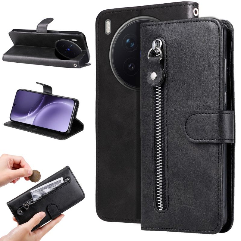 Folio-hoesje Vivo X300 Pro Vakje Met Rits