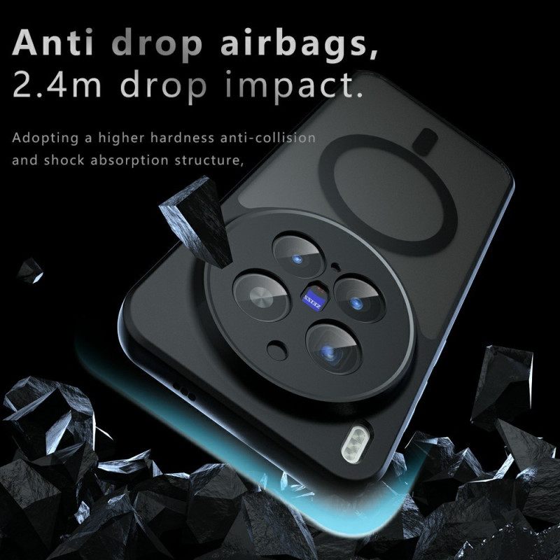 Hoesje Vivo X300 Pro Magsafe Matte Afwerking Bescherming Hoesje