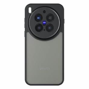 Hoesje Vivo X300 Pro Matzwart Transparant