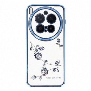 Hoesje Vivo X300 Pro Strass-steentjes En Eeuwige Bloemen