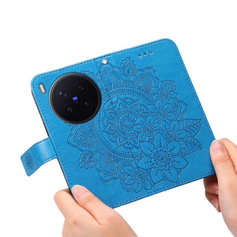 Leren Hoesje Voor Vivo X300 Pro Mandala-print